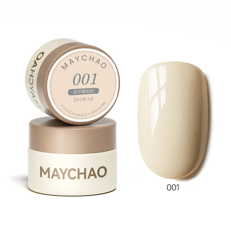 48 Colors Gel Nail Polish 5Ml Construction Gel Portable Builder Art French Nail Gum Clear Natural Color Soak off UV LED