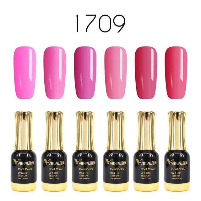 12Ml Nail Gel Polish Gorgeous Color on Top Great Coverage Nail Salon Used Soak off UV LED Gel Fall Nails Color Set