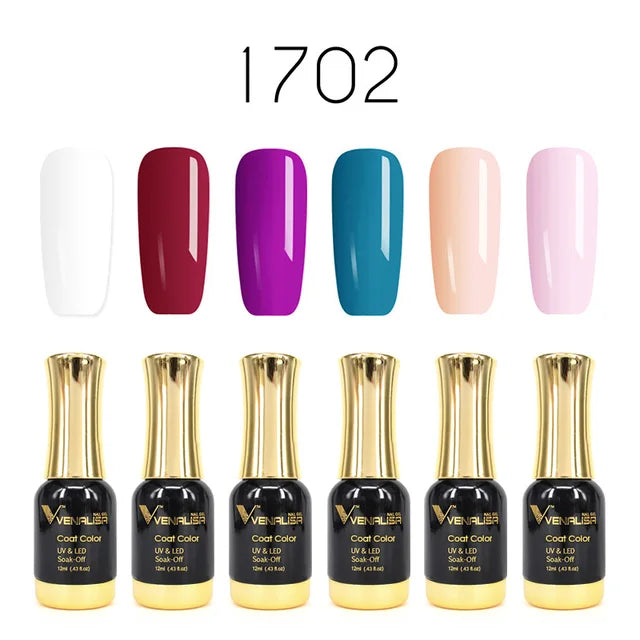 12Ml Nail Gel Polish Gorgeous Color on Top Great Coverage Nail Salon Used Soak off UV LED Gel Fall Nails Color Set