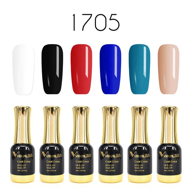 12Ml Nail Gel Polish Gorgeous Color on Top Great Coverage Nail Salon Used Soak off UV LED Gel Fall Nails Color Set