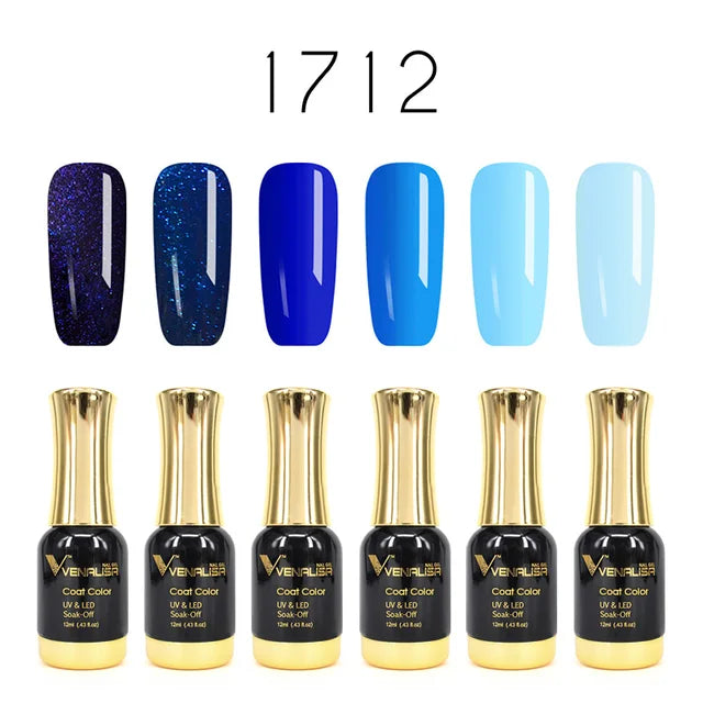 12Ml Nail Gel Polish Gorgeous Color on Top Great Coverage Nail Salon Used Soak off UV LED Gel Fall Nails Color Set