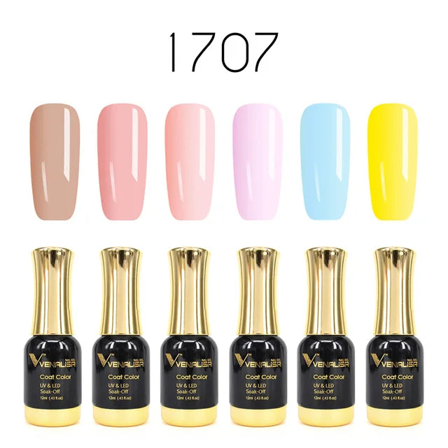 12Ml Nail Gel Polish Gorgeous Color on Top Great Coverage Nail Salon Used Soak off UV LED Gel Fall Nails Color Set
