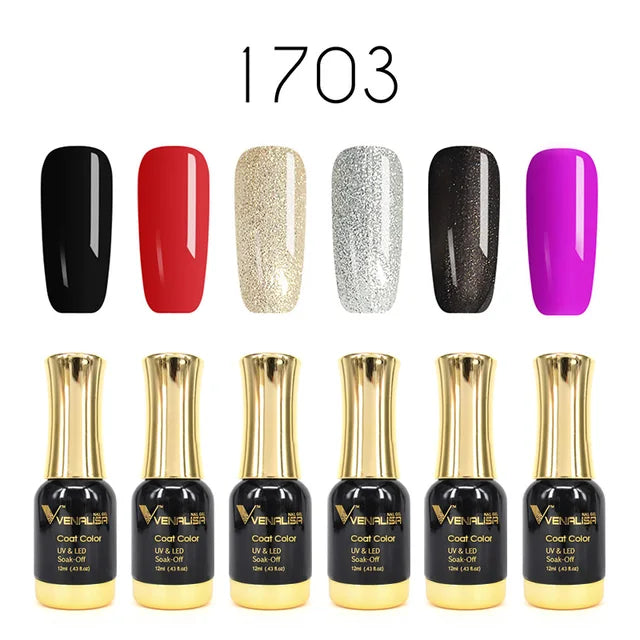 12Ml Nail Gel Polish Gorgeous Color on Top Great Coverage Nail Salon Used Soak off UV LED Gel Fall Nails Color Set