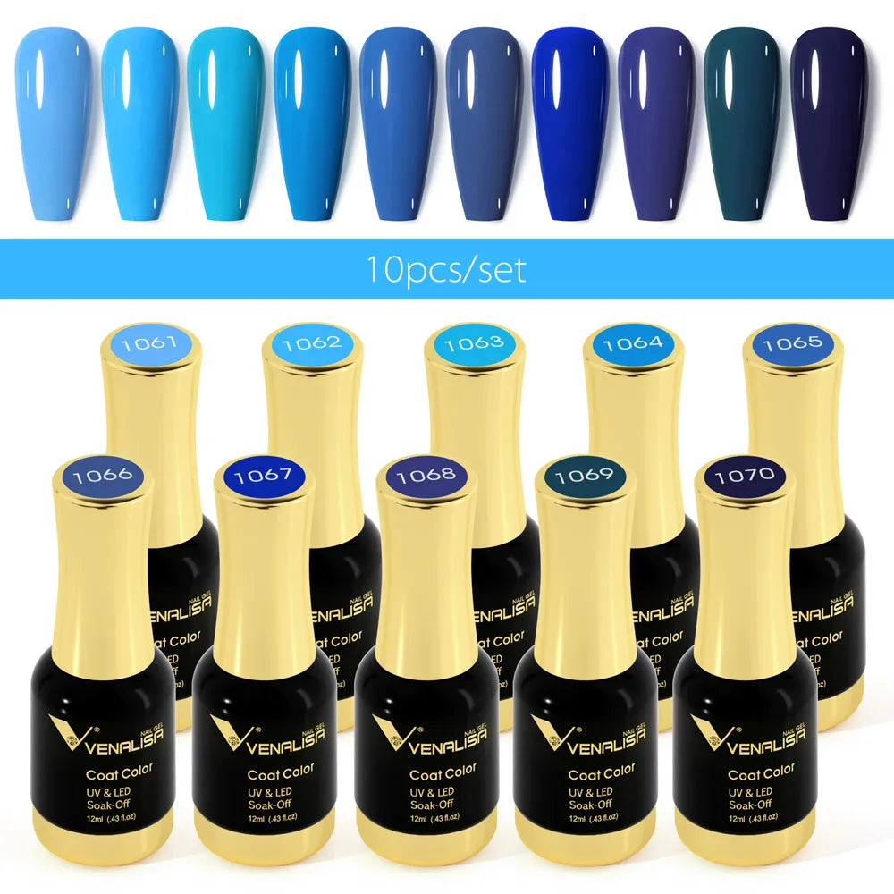 12Ml Nail Gel Polish Gorgeous Color on Top Great Coverage Nail Salon Used Soak off UV LED Gel Fall Nails Color Set
