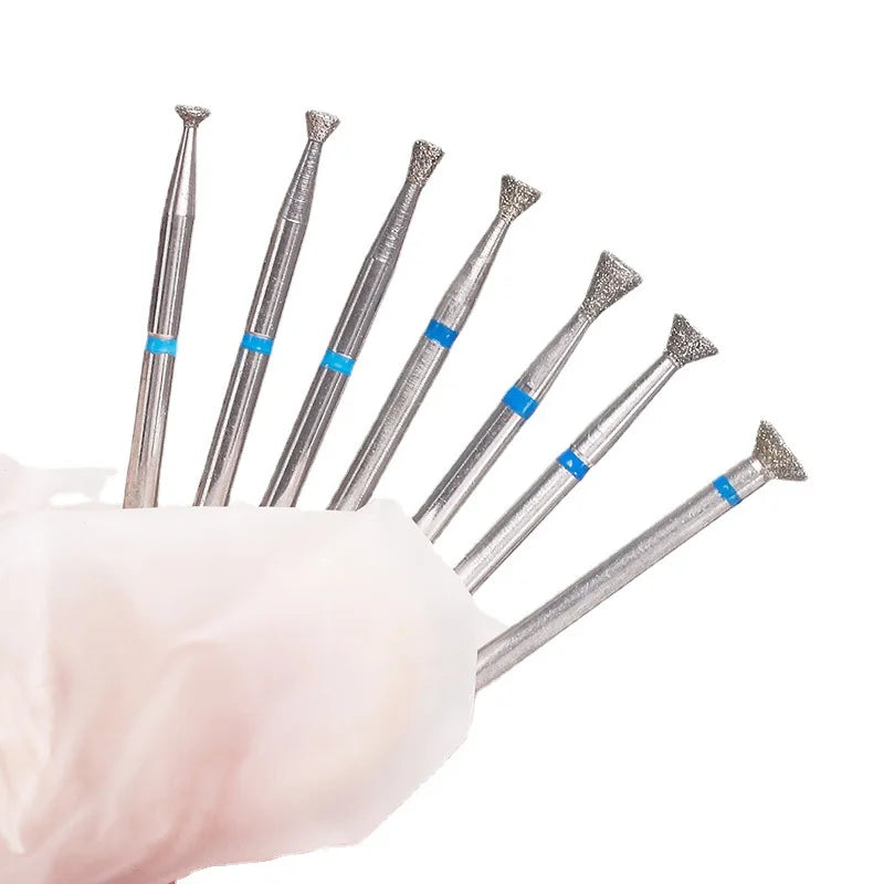 1Pc Diamond Nail Drill Bit Milling Cutter for Cuticle Clean Gel Overflow Removal Manicure Pedicure Tool