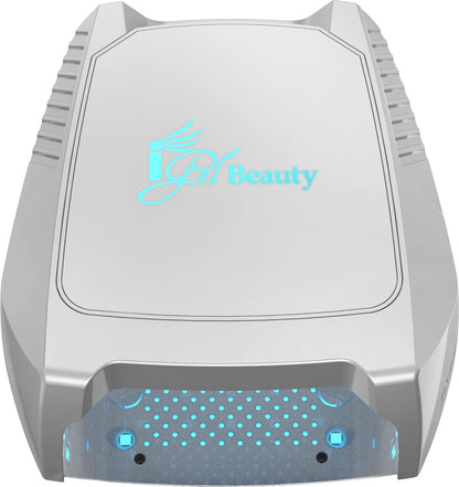 - Hybrid Pro - Rechargeable Professional UV/LED Nail Lamp,Acrylic Plastic Stainless Steel, (Silver)