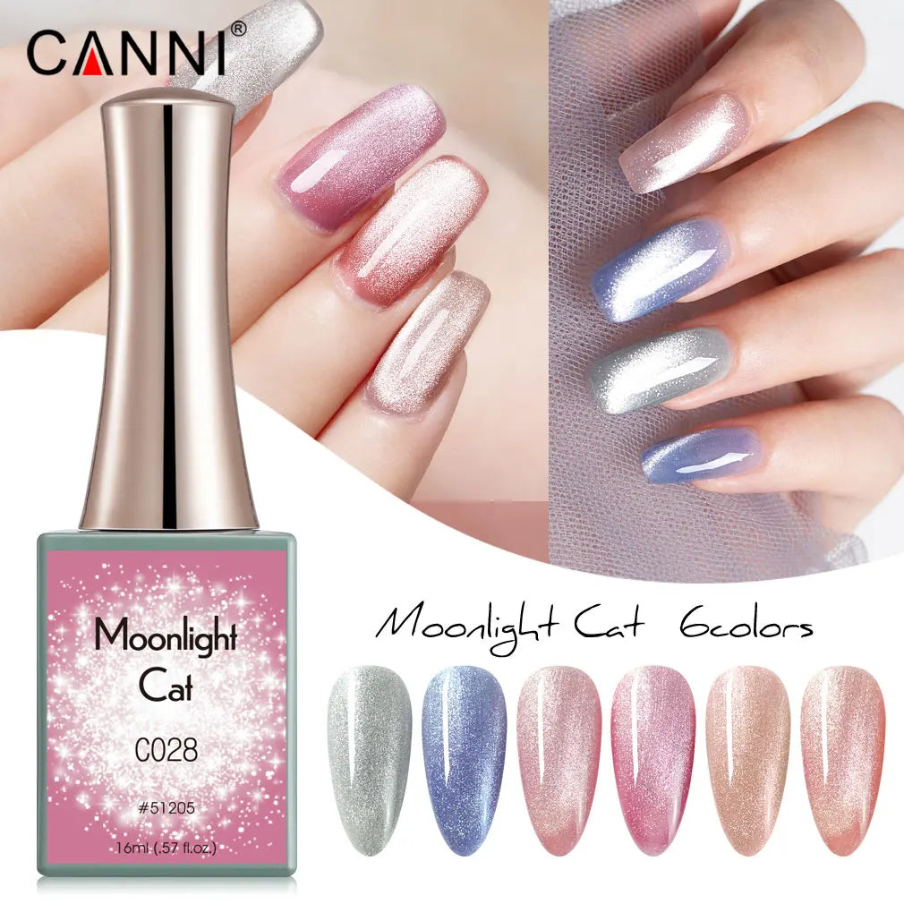 CANNI - Moonlight Rainbow Diamond Cat Eye Gel