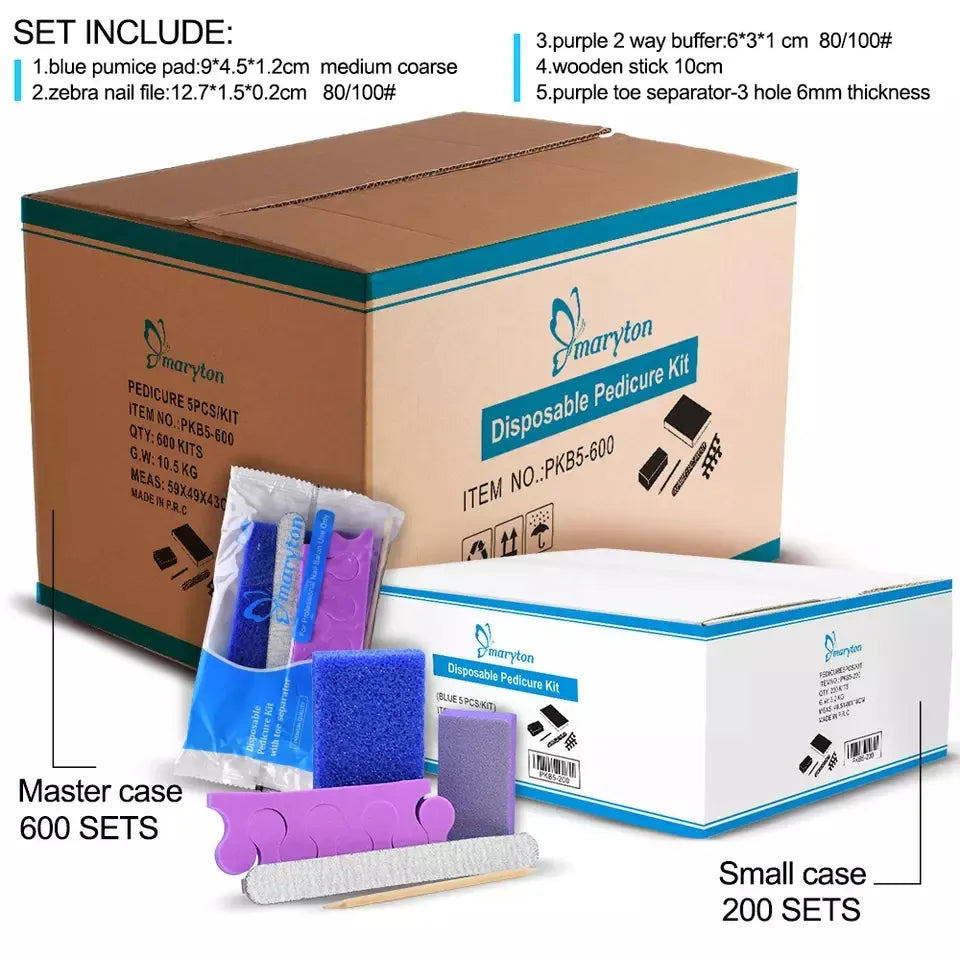 5Pcs Disposal PedicureKit