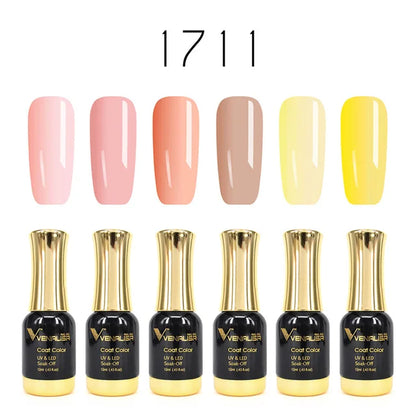 12Ml Nail Gel Polish Gorgeous Color on Top Great Coverage Nail Salon Used Soak off UV LED Gel Fall Nails Color Set