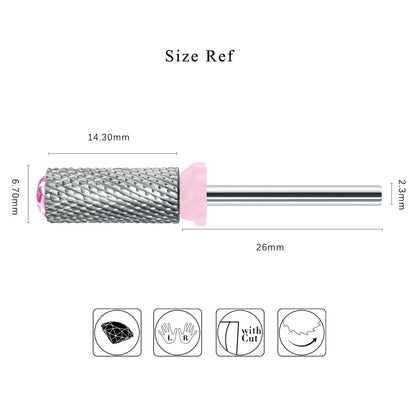 Rhinestone Carbide Nail Drill Bits .