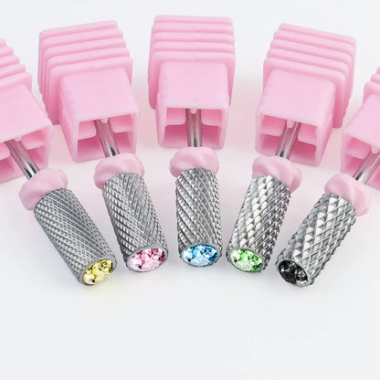 Rhinestone Carbide Nail Drill Bits .